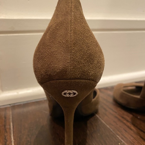 Gucci suede peep toe heels - Picture 9 of 9